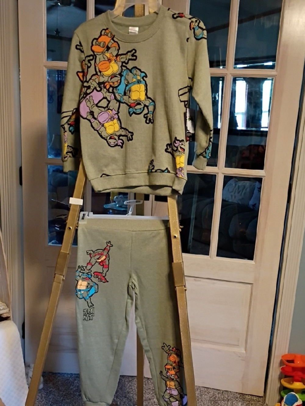 Nickelodeon Olive Green Teenage Mutant Ninja Turtles Jogger Set